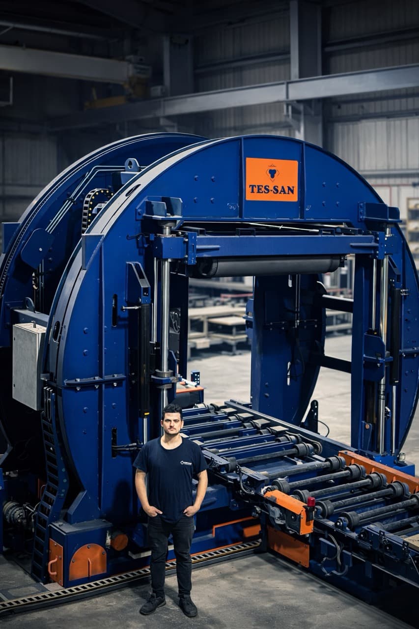 Mould rollover machine