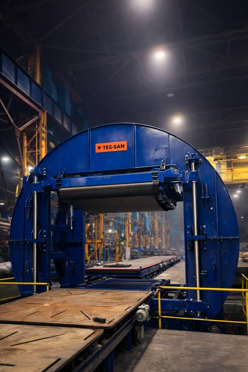 Large mould rollover unit
