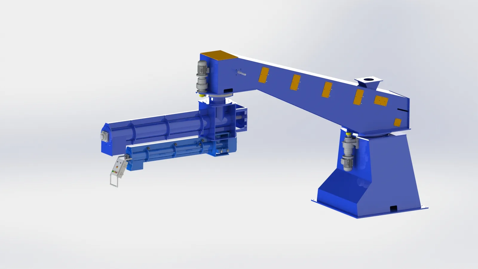 Double-Discharge Mixer